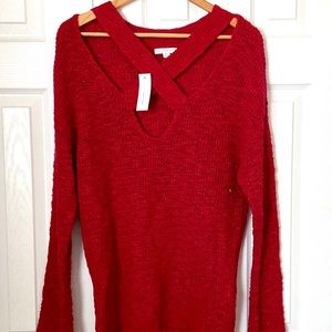 Sparkling Red Sweater